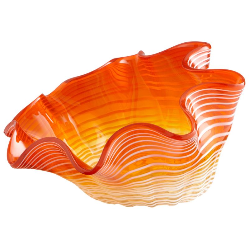 Cyan Design - Teacup Party Bowl in Orange - Small - 06105
