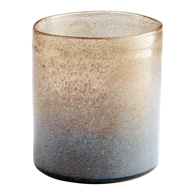 Cyan Design - Triton Vase in Blue & Gold Dust - 10301