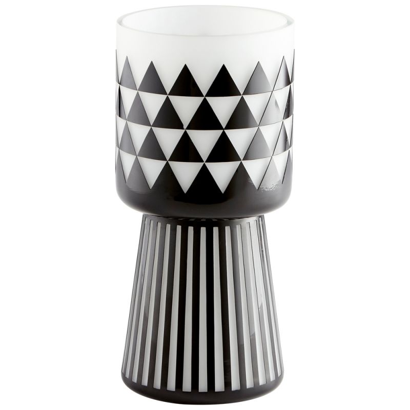 Cyan Design - Vector Vase in Black and White - Medium - 11091
