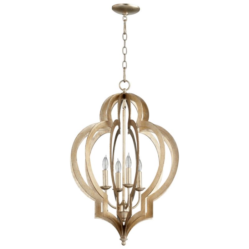 Cyan Design - Vertigo Chandelier in Silver Leaf - Small - 05971