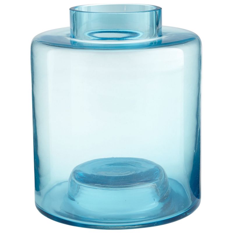 Cyan Design - Wishing Well Vase in Blue - Small - 08640 - CLOSEOUT