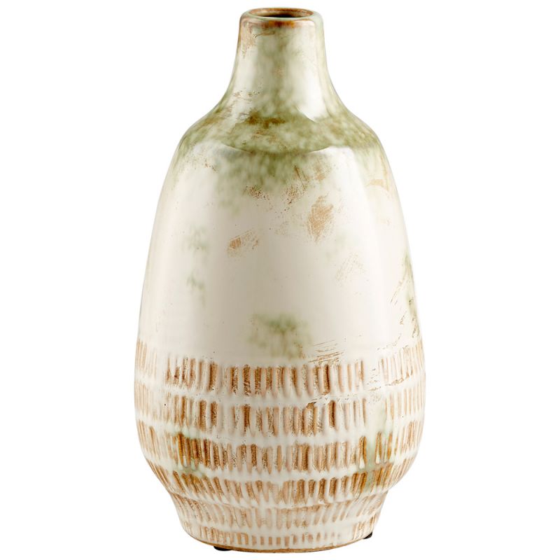 Cyan Design - Yukon Vase in Olive Pearl Glaze - Large - 11050