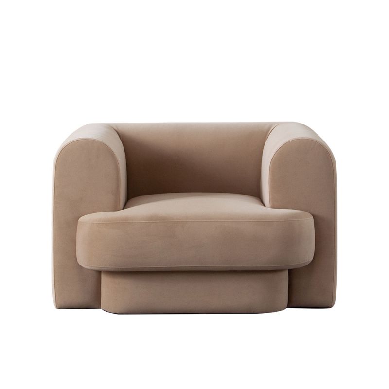 Diamond Sofa - Form Chair in Camel Performance Velvet - FORMCHCA