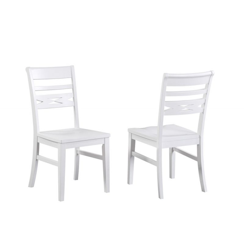 ECI Furniture - Bianca Asbury Side Chair w/wood seat (Set of 2) - 1060-01-S2