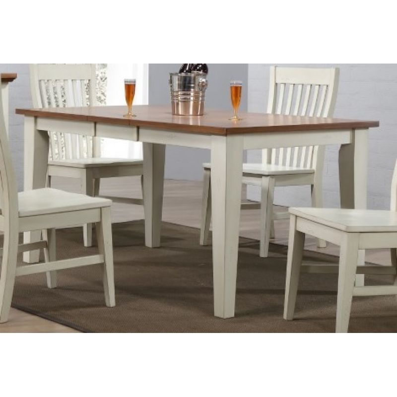 ECI Furniture - Choices Leg Table in Antique White - 0733-20-T