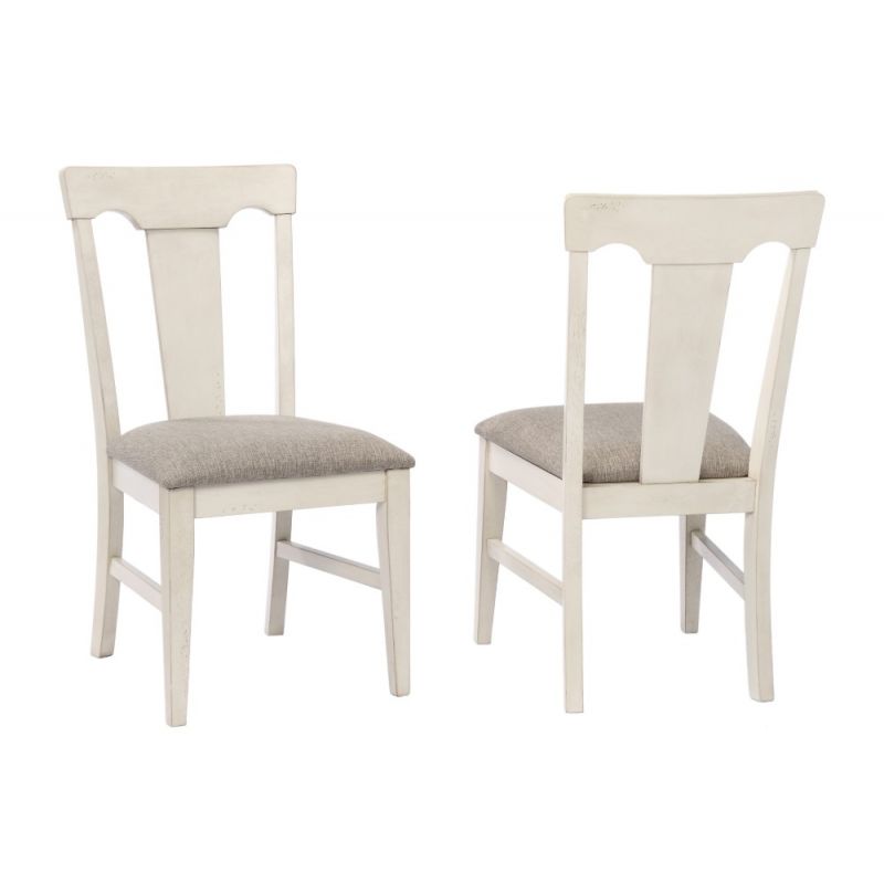 ECI Furniture - Choices Panel Back with Upholstered Seat - Side Chair - (Set of 2) - 0739-20-S1