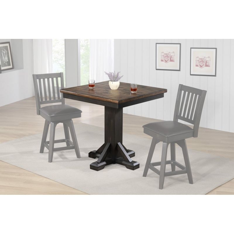 ECI Furniture - Complete Ashford SQ Bar Pub Table - 1859-23-PT_BPB