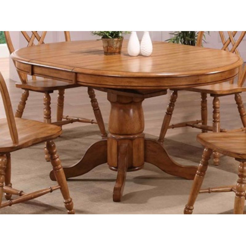 ECI Furniture - Missouri Rustic Oak Round Dining Table - 2150-04-B_T