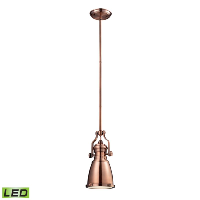 ELK Lighting - Chadwick 1 Light LED Pendant In Antique Copper - 66149-1-LED