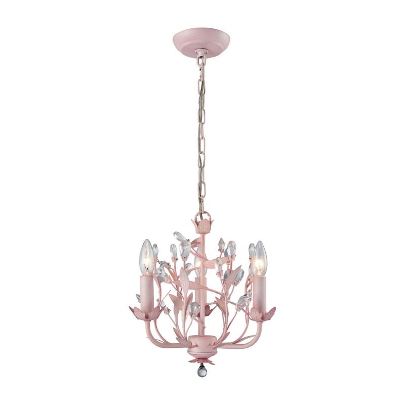 ELK Lighting - Circeo 3 Light Chandelier In Light Pink - 18152/3