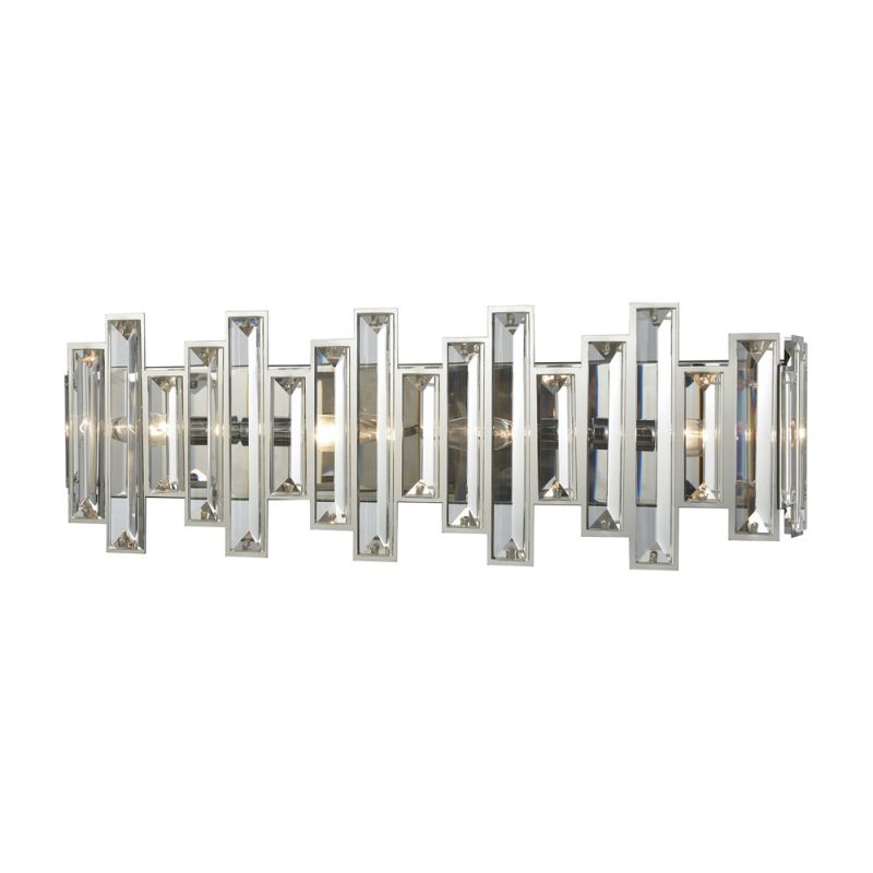 ELK Lighting - Crystal Heights 4 Light Vanity In Polished Chrome With Clear Crystal - 33011/4