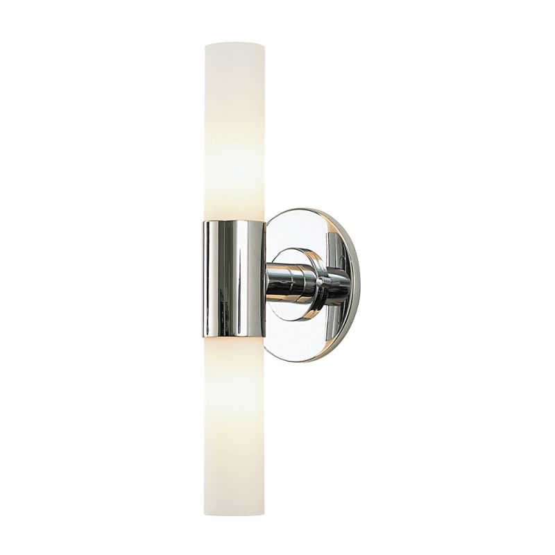 ELK Lighting - Double Cylinder 2 Light Vanity In Chrome And White Opal Glass - BV820-10-15