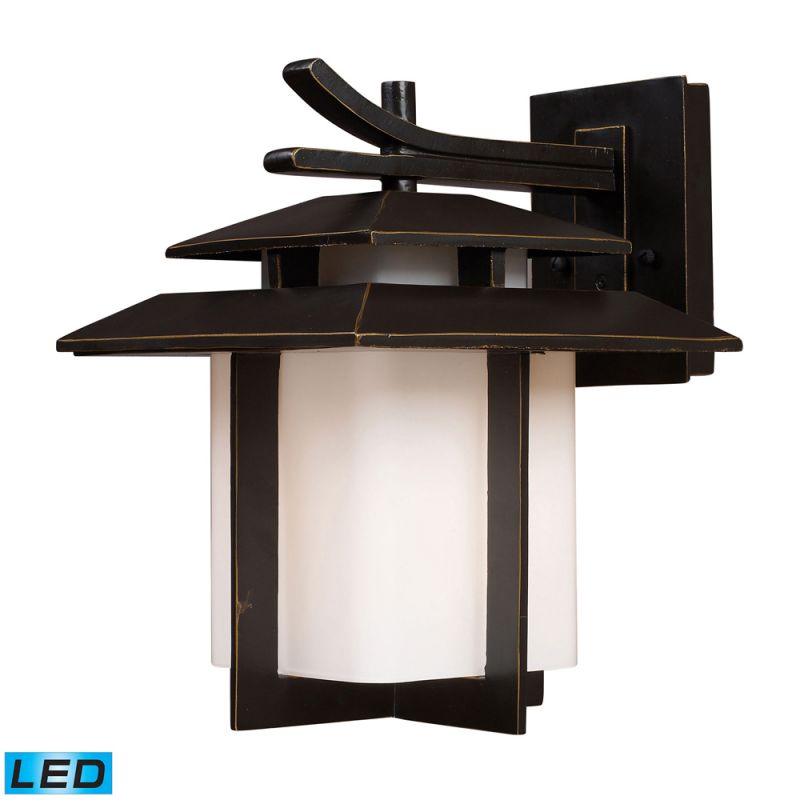 ELK Lighting - Kanso 1 Light Outdoor LED Sconce In Hazelnut Bronze - 42171/1-LED