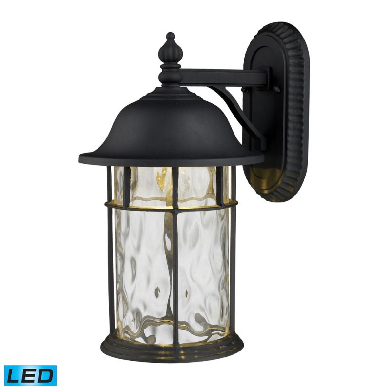 ELK Lighting - Lapuente 1 Light Outdoor LED Wall Sconce In Matte Black - 42260/1