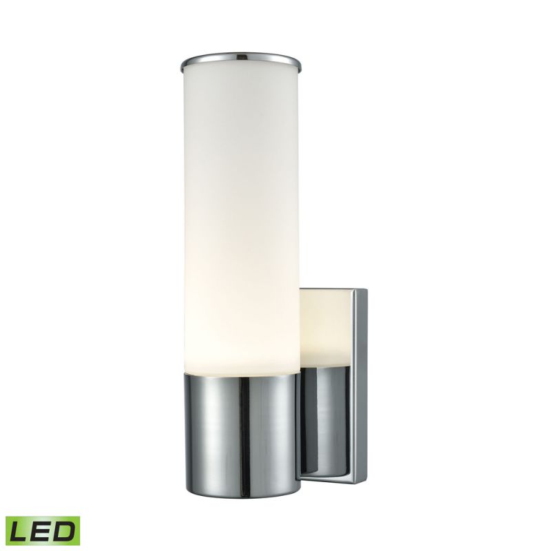 ELK Lighting - Maxfield 1 Light LED Wall Sconce In Chrome And Opal Glass - WSL825-10-15