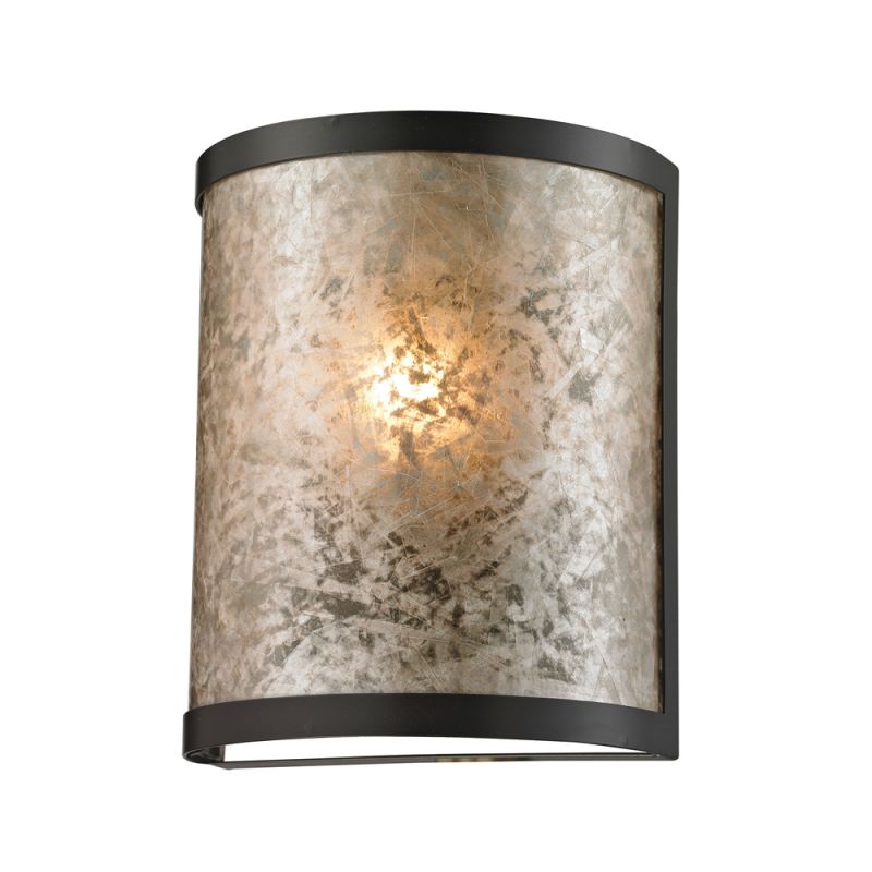 ELK Lighting - Mica 1 Light Wall Sconce In Oil Rubbed Bronze And Tan Mica - 66950/1