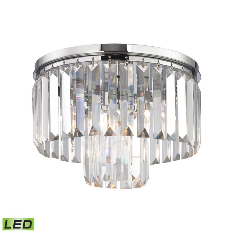 ELK Lighting - Palacial 1 Light LED Pendant In Polished Chrome - 15213/1-LED