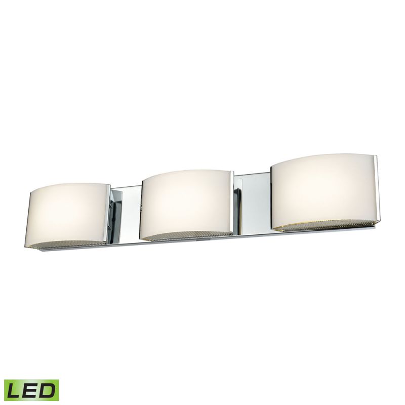 ELK Lighting - Pandora LED 3 Light LED Vanity In Chrome And Opal Glass - BVL913-10-15