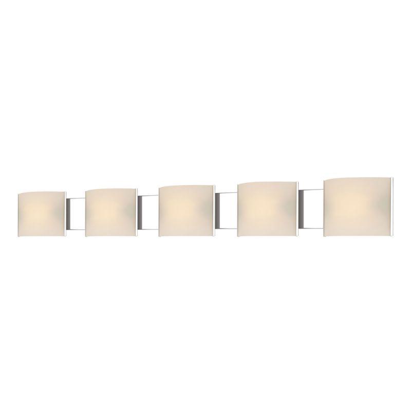 ELK Lighting - Pannelli 5 Light Vanity In Chrome And Hand-Moulded White Opal Glass - BV715-10-15