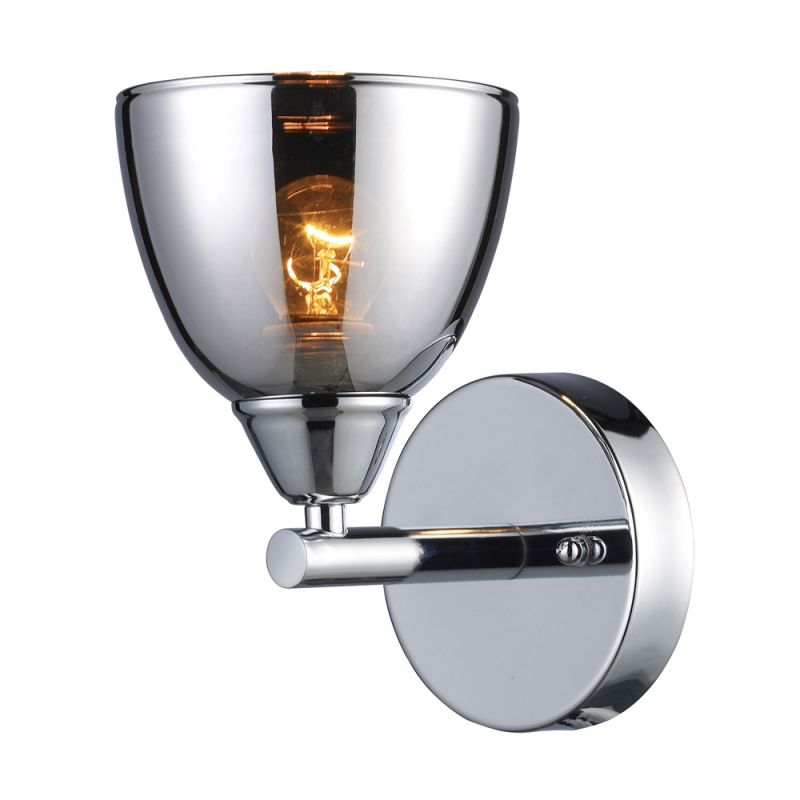 ELK Lighting - Reflections 1 Light Wall Sconce In Polished Chrome - 10070/1