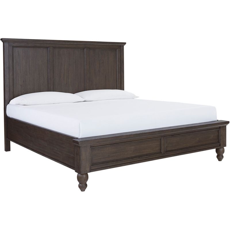 Emery Park - Cambridge Cal King Non Storage Panel Bed in Cracked Pepper Finish