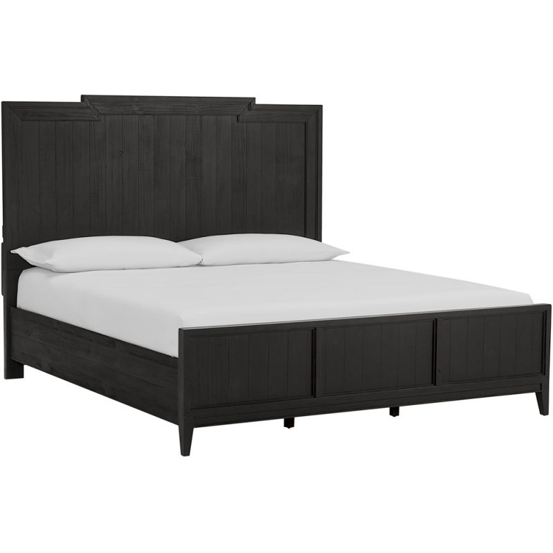 Emery Park - Camden Queen Non Storage Panel Bed in Domino Finish