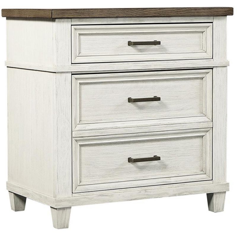 Emery Park - Caraway 2 Drawer NS in Aged Ivory Finish - I248-450-2