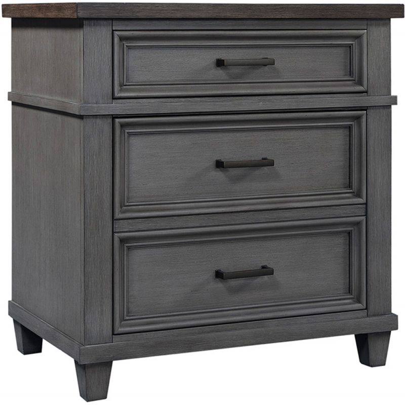 Emery Park - Caraway 2 Drawer NS in Aged Slate Finish - I248-450-SLT-2