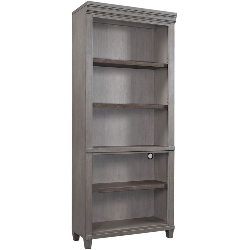 Emery Park - Caraway Open Bookcase in Aged Slate Finish - I248-333-SLT-1