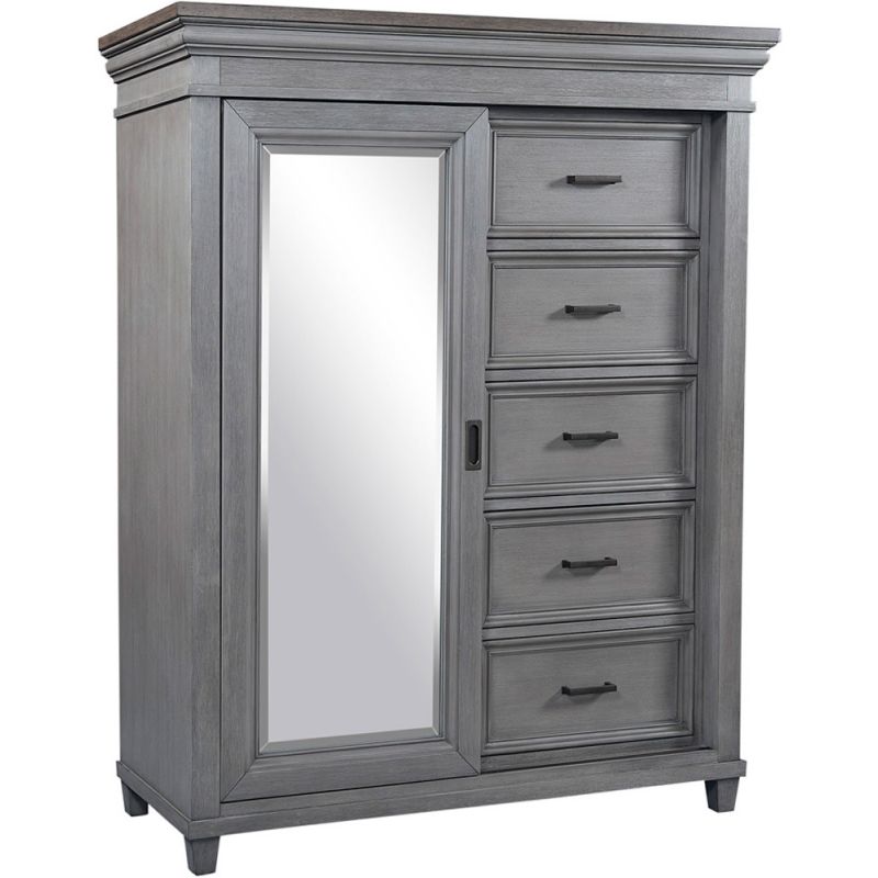 Emery Park - Caraway Sliding Door Chest in Aged Slate Finish - I248-457-SLT-2