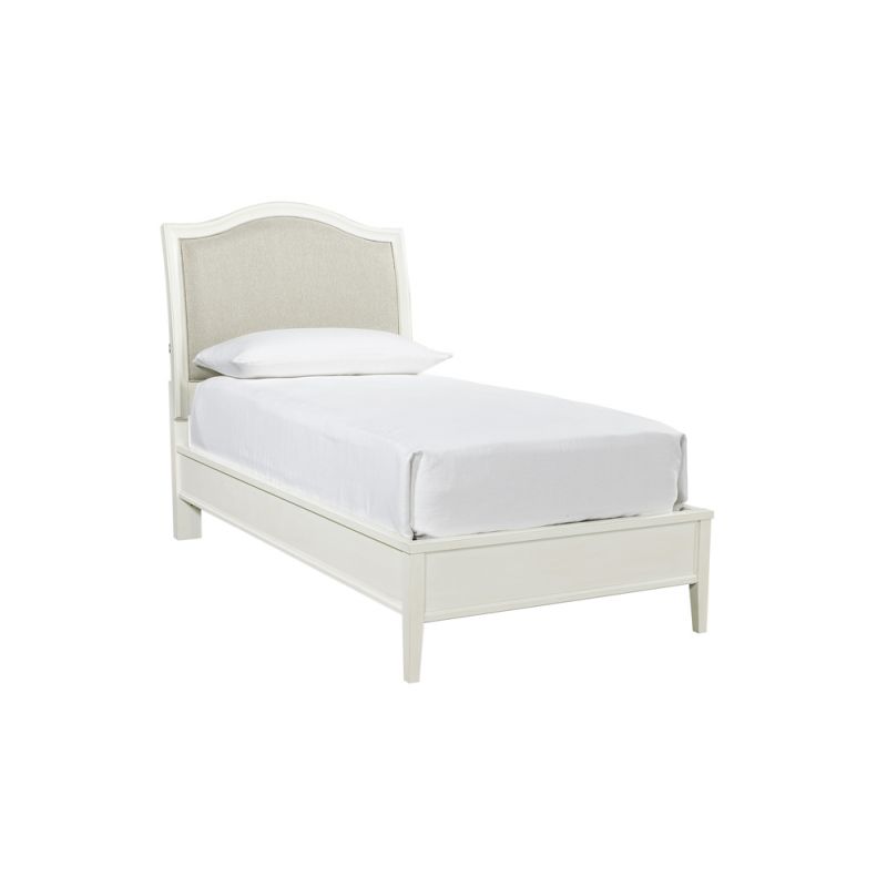 Emery Park - Charlotte Twin Upholstered Bed in White Finish
