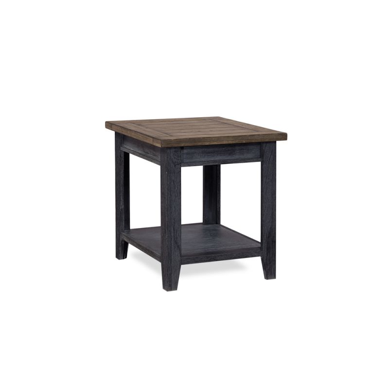 Emery Park - Eastport End Table in Drifted Black Finish - WME914-DBK
