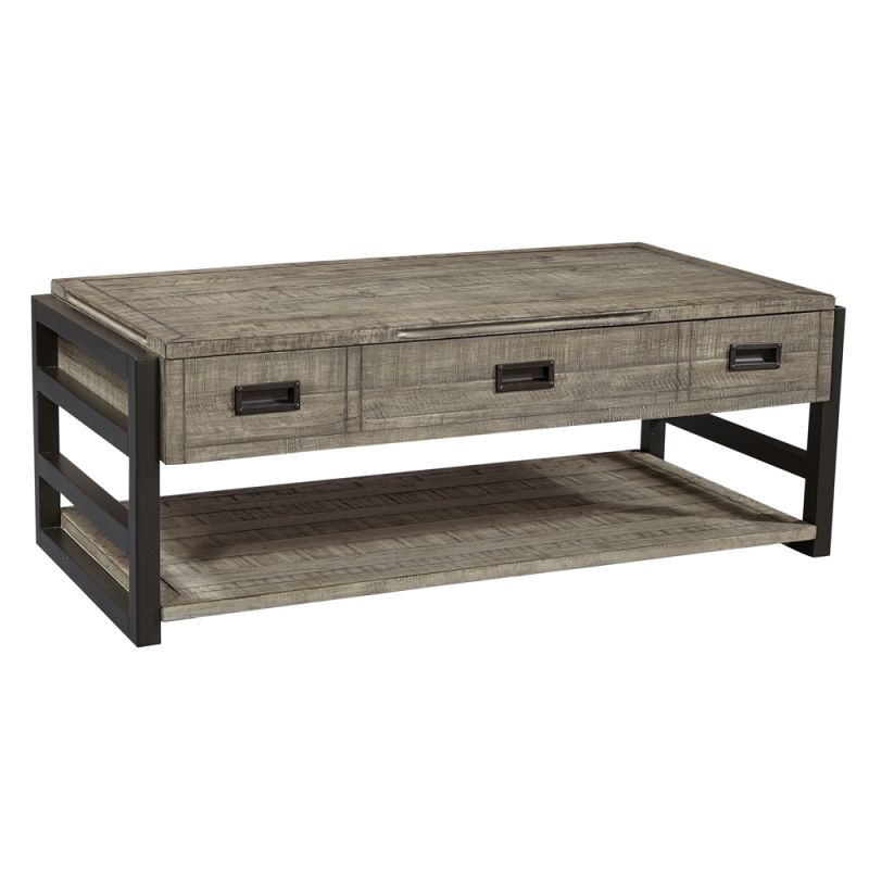 Emery Park - Grayson Lift Top Cocktail Table in Cinder Grey Finish - I215-9100