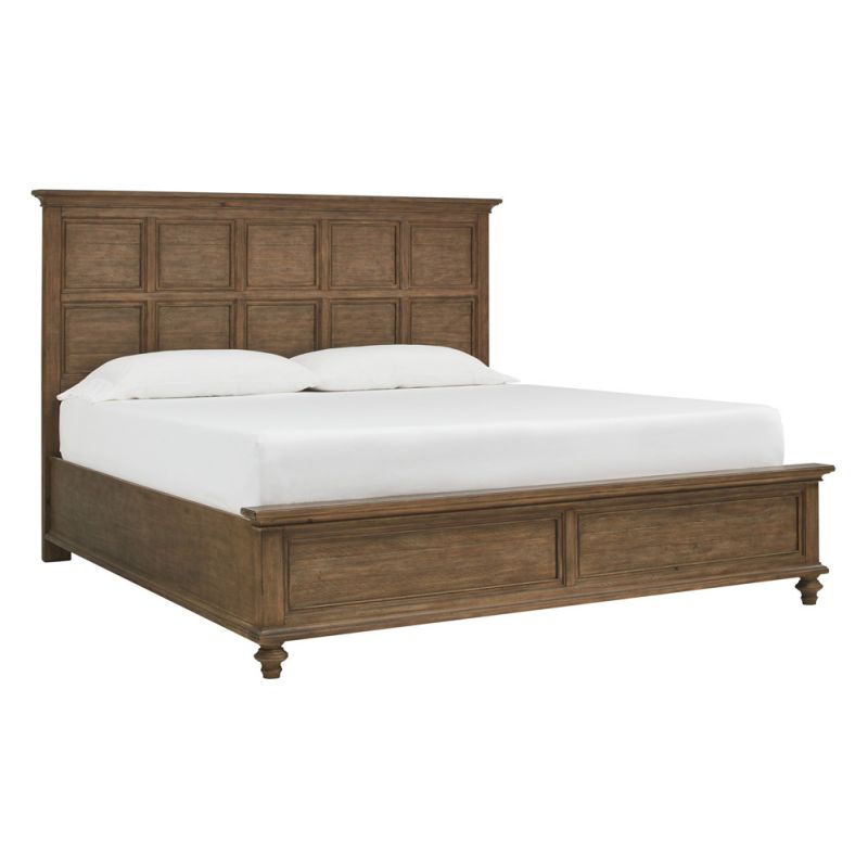 Emery Park - Hensley Cal King Non Storage Panel Bed in Honey Finish