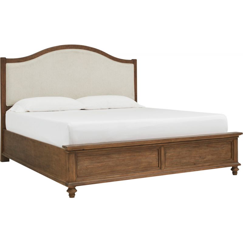 Emery Park - Hensley Queen Non Storage Upholstered Bed in Honey Finish