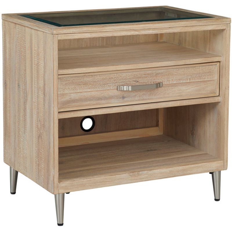 Emery Park - Maddox 1 Drawer Nightstand in Biscotti Finish - I644-451