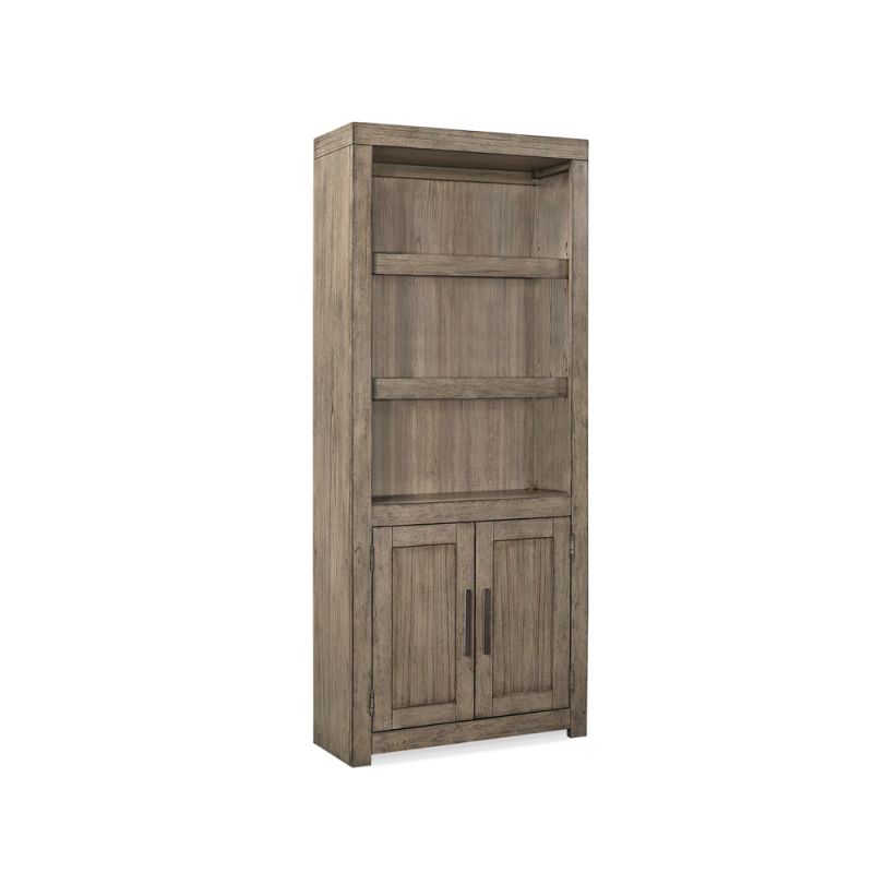 Emery Park - Modern Loft Door Bookcase in Greystone Finish - IML-332-GRY