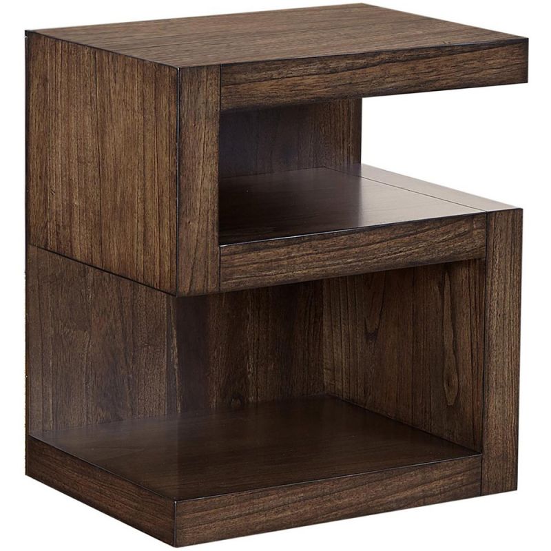 Emery Park - Modern Loft S Nightstand in Brownstone Finish - IML-451N-BRN-1