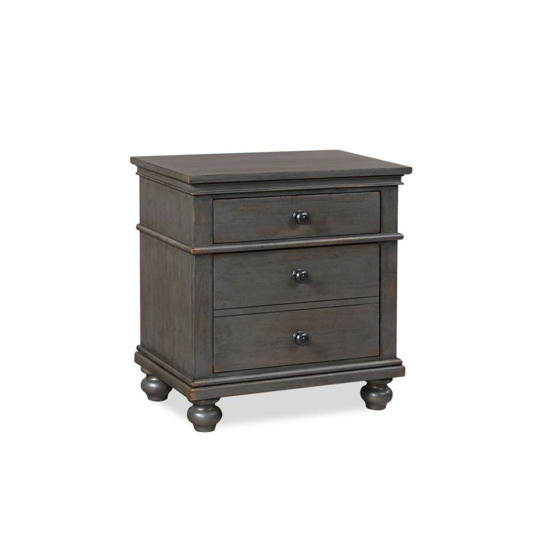 Emery Park - Oxford 2 Drawer NS in Peppercorn Finish - I07-450-PEP