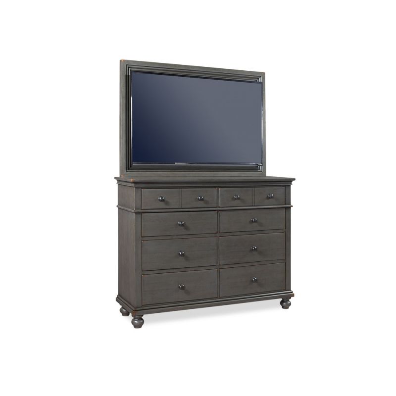 Emery Park  -  Oxford Chesser with TV Frame in Peppercorn Finish