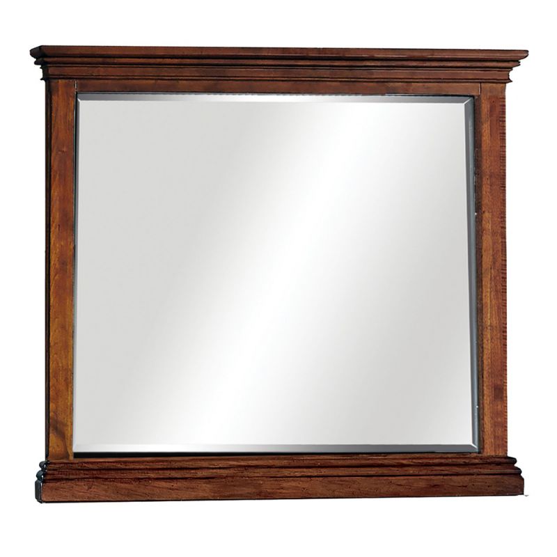Emery Park - Oxford Landscape Mirror in Whiskey Brown Finish - I07-462-WBR