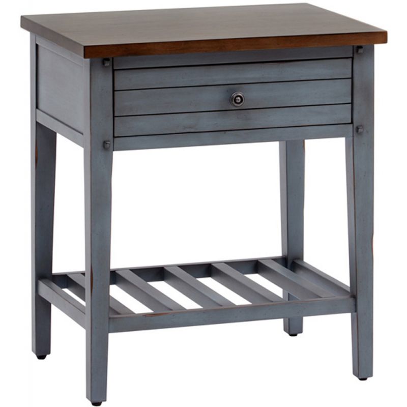 Emery Park - Pinebrook 1 Drawer Nightstand in Denim Finish - I629-451-DEN