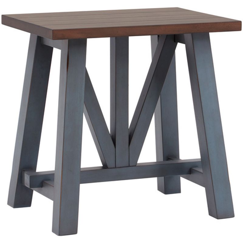 Emery Park - Pinebrook Chairside Table in Denim Finish - I629-9130-DEN