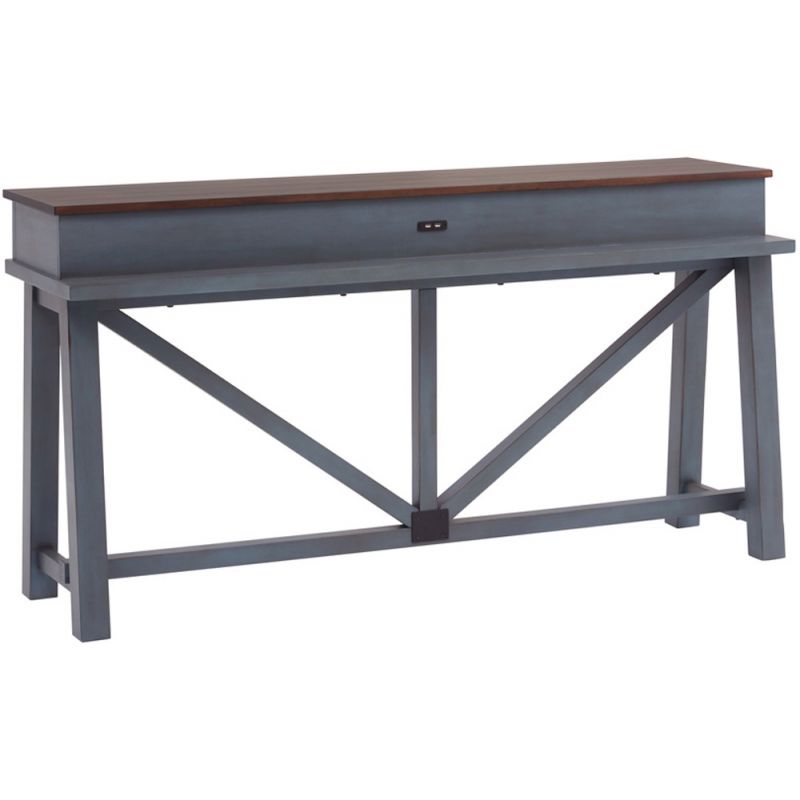 Emery Park - Pinebrook Console Bar Table in Denim Finish - I629-9151-DEN