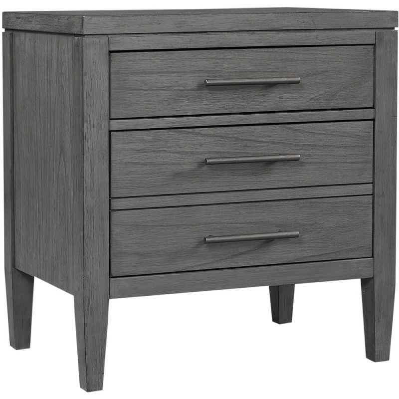 Emery Park - Preston 2 Drawer Nightstand in Urbane Grey Finish - I597-450-1