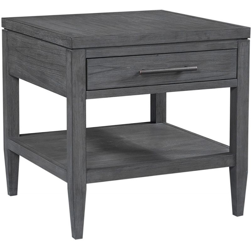 Emery Park - Preston End Table in Urbane Grey Finish - I597-9140