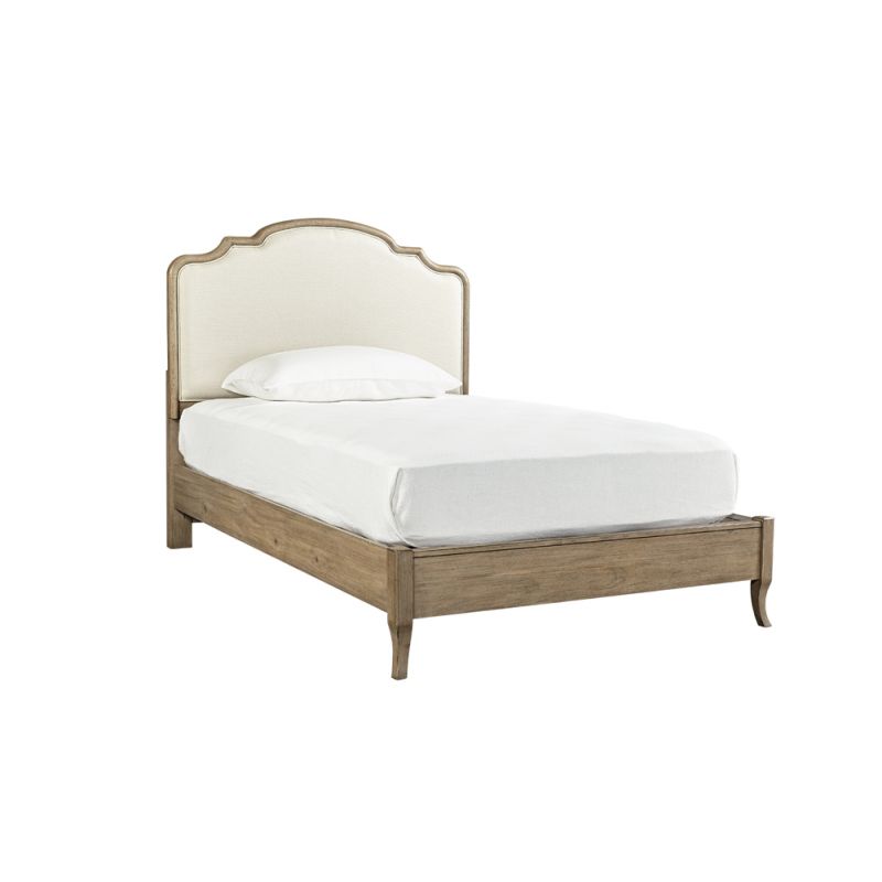 Emery Park  -  Provence Full Upholstered Bed in Patine Finish