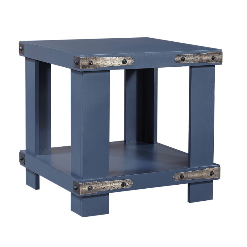 Emery Park - Sawyer End Table in Malta Blue Finish - MO914-MBL