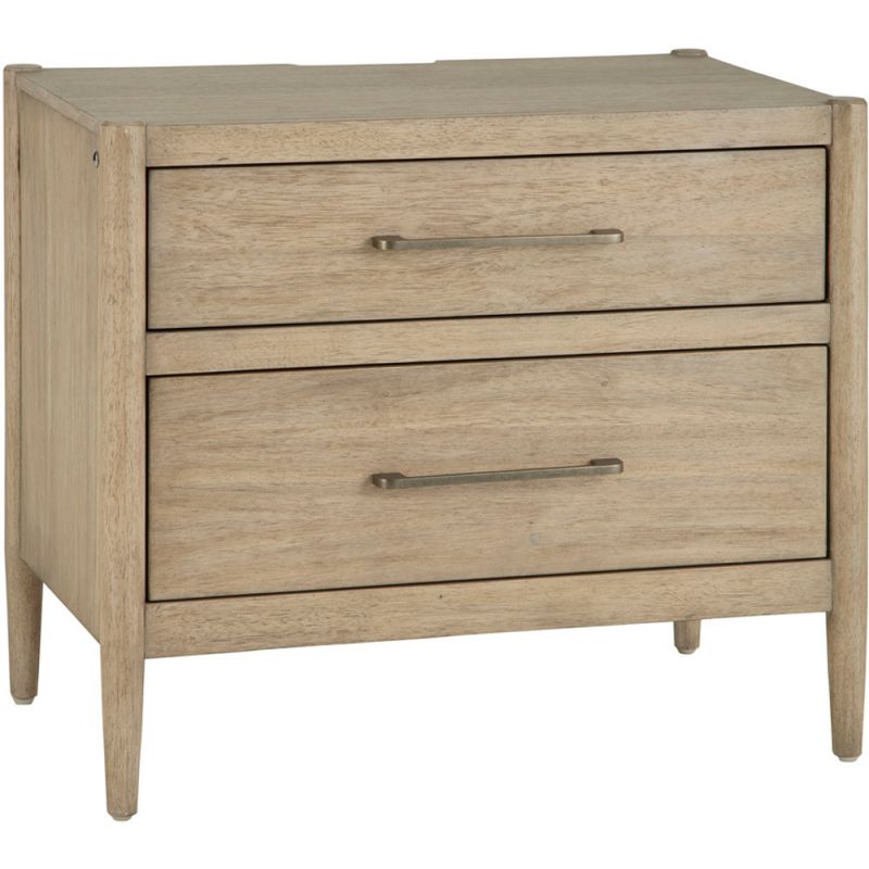 Emery Park - Shiloh 2 Drawer Liv360 Nightstd in Champagne Finish - I430-450