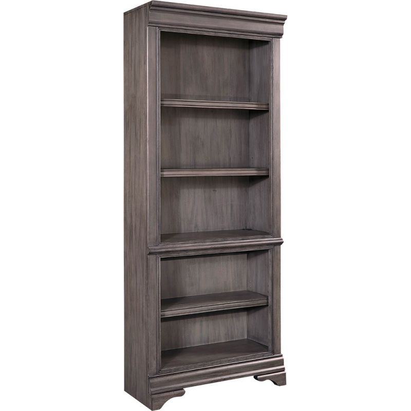 Emery Park - Sinclair Open Bookcase in Ash Grey Finish - I224-333